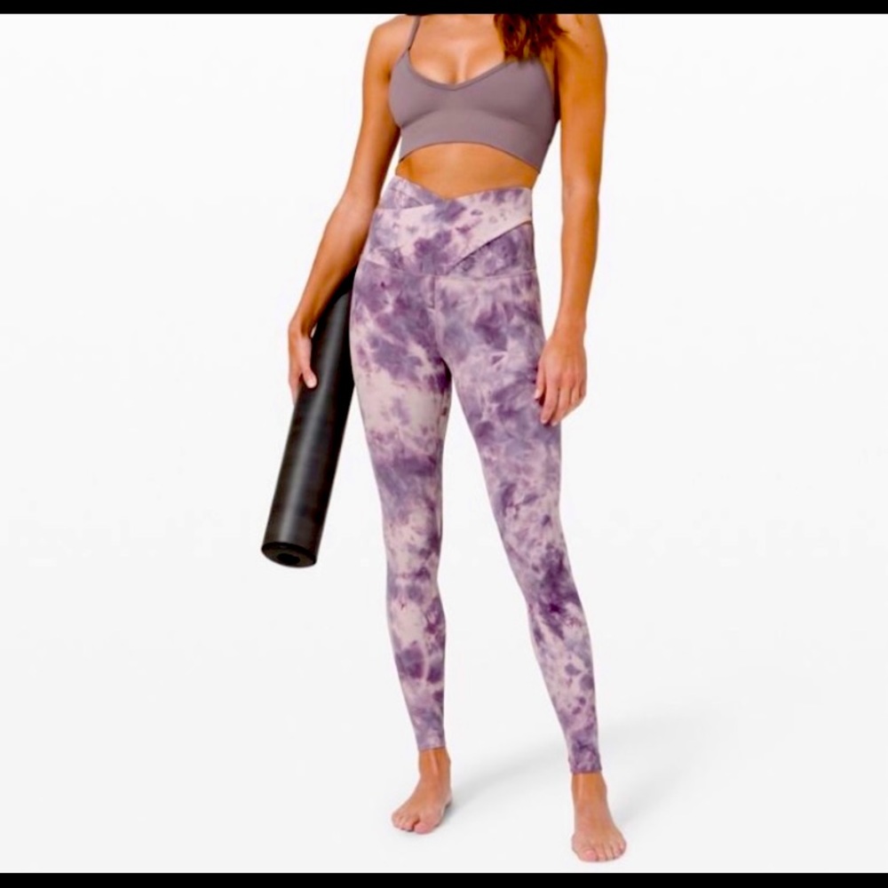 Align Tie Dye Cross Over Leggings